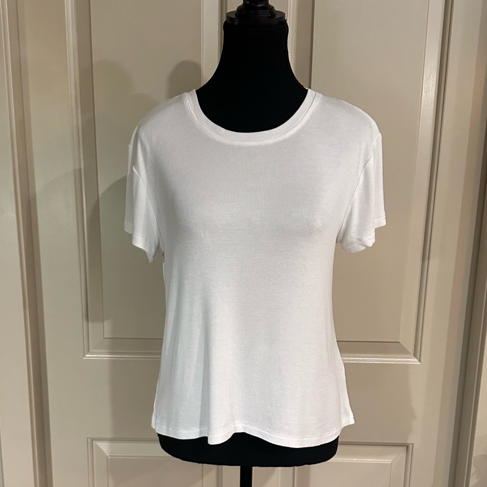 Knix White Short Sleeve Tee